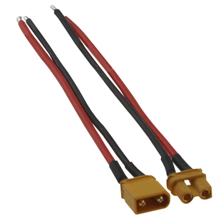 XT30U插头XT60防滑尼龙阻燃玩具电池连接器大电流航模电调接插件