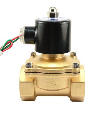 电磁阀全铜常闭铜线圈控制阀220V