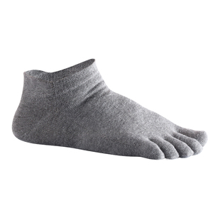 三分田盒装男士五指袜运动分趾五指头脚趾袜吸汗排湿仿臭短袜春秋