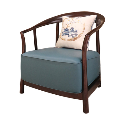 金丝檀木圈椅沙发椅新中式软包椅