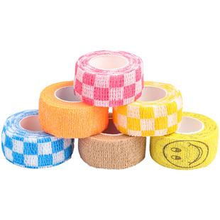 写字护指绷带防磨手指保护套防痛学生握笔指套防起茧防茧胶带自粘儿童中小学生海绵握笔器笔套防长茧神器裹绑