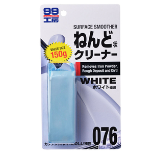 SOFT99洗车泥白车专用强力去污火山磨泥黑车擦汽车漆面去飞漆神器
