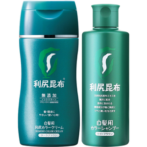 利尻昆布日本无硅油套装染发膏