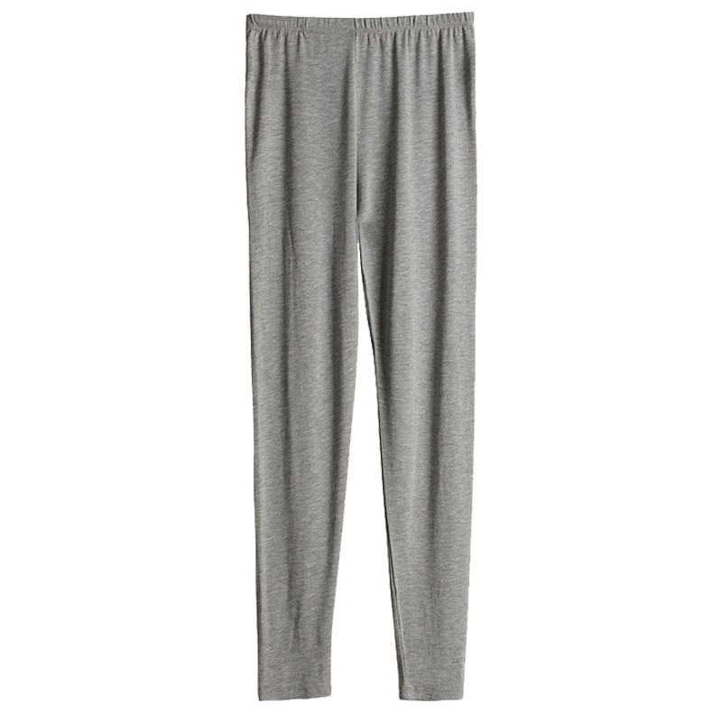 加肥加大码胖MM200斤女士薄款秋冬秋裤打底裤长裤九分莫代尔秋裤