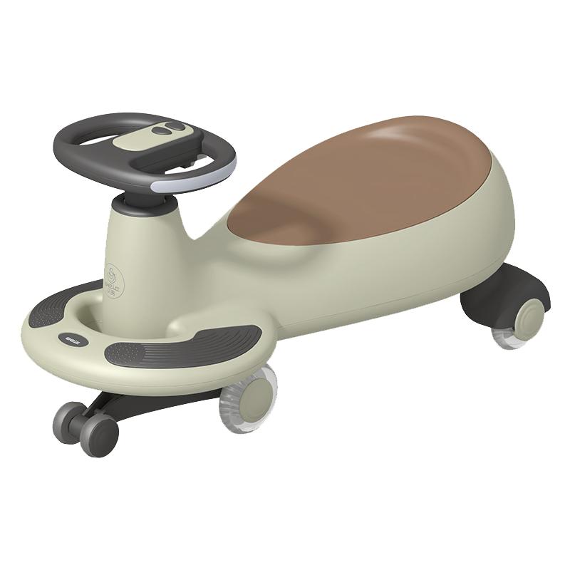 贝易儿童扭扭车男女宝宝3岁静音防侧翻溜溜车大人可坐婴幼儿玩具