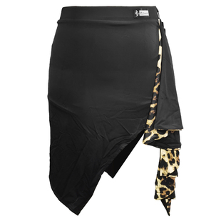 皇朝舞服新款拉丁舞裙专业练功服国标舞女成人舞蹈服半身裙短裙