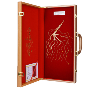 野山参东北长白山26年人参林下参老山参野生泡酒过年送礼高档礼盒