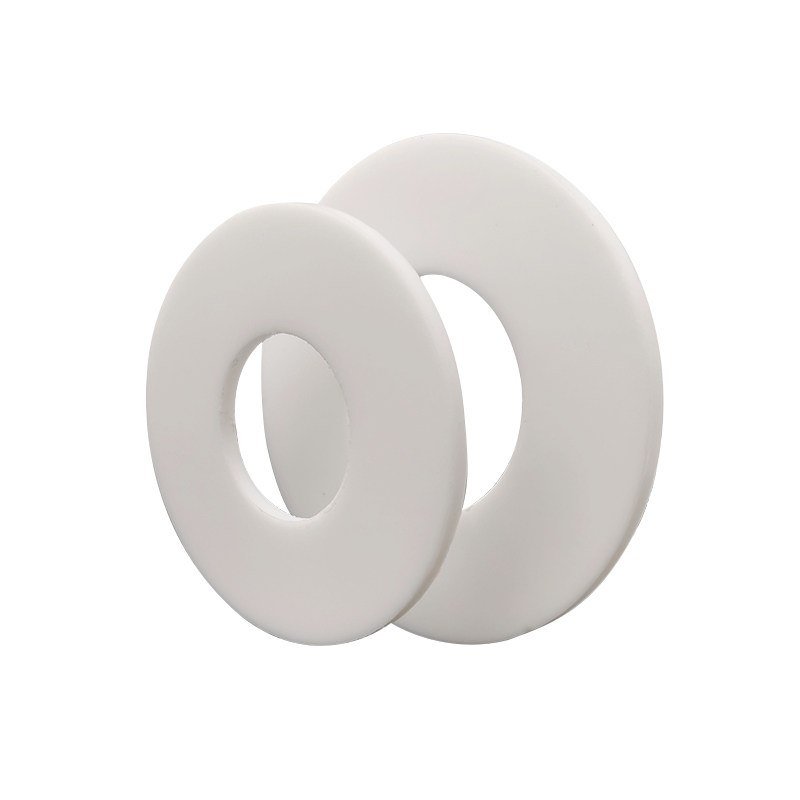 耐高温压力表四氟垫片塑料法兰定制特氟龙密封垫圈PTFE聚四氟乙烯