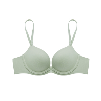FORDEARME悦小心聚拢软钢圈文胸罩光面无痕上薄下厚女性感内衣