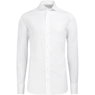 ANOS结婚照的白衬衫男长袖春秋商务扣领衬衣修身西装职业上班正装