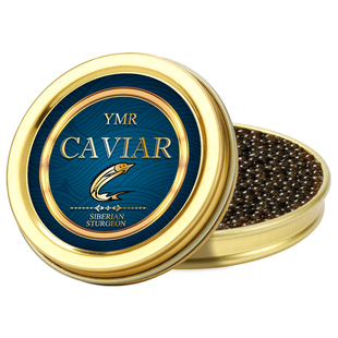 鱼子酱西伯利亚鲟鱼籽酱即食非进口黑鱼子罐头10g海鲜寿司水产品