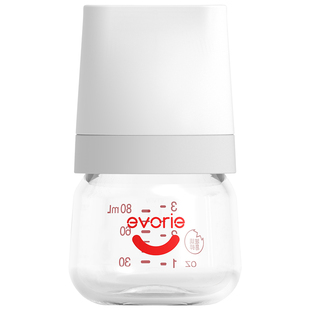 evorie爱得利新生儿奶瓶初生婴儿早产小奶瓶宽口径80ml标口60ml