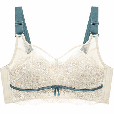 超薄内衣大胸显小无钢圈