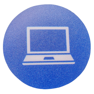 直角t型座椅划线分区域定位贴