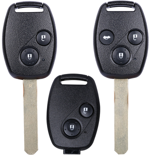 老款本田七八代雅阁飞度CRV思域锋范7直板车钥匙遥控改装替换外壳