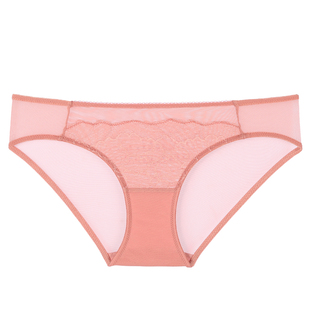 三角裤底裤女性感舒适透明内裤低腰透气<不支持7天无理由退货>