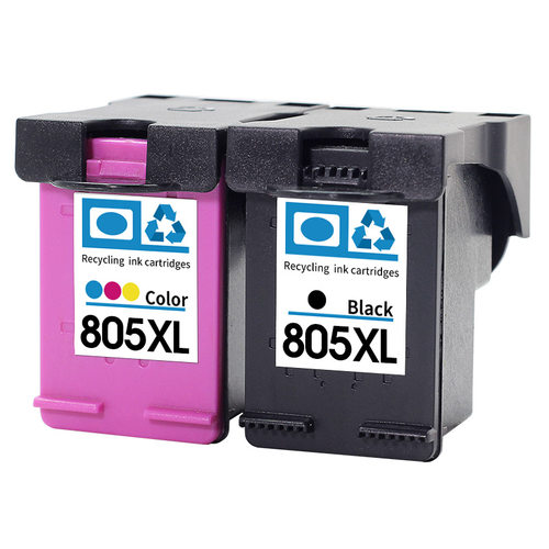 适用惠普805墨盒HP DESKJET 2723 2720 2332 1210 1212 2330 2722 2721 2729学生一体打印机连喷805XL黑色彩