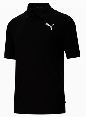 热销Puma/彪马男POLO衫T恤短袖纯色吸汗套头衫户外运动休闲春夏