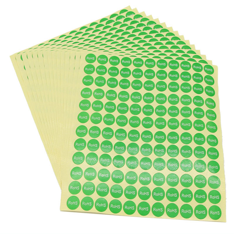 标准标签标志邮绿色包ROHS环保欧洲标签YS122ROSHROHS贴纸环保