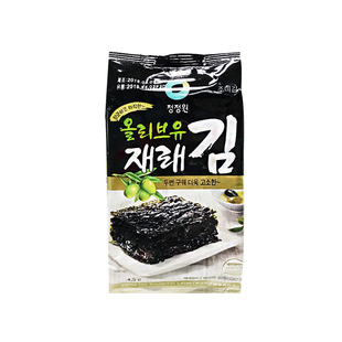 清净园烤海苔片韩国原装进口即食儿童零食包饭寿司拌饭紫菜碎原味