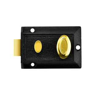 牛头锁老式房门锁牛头牌双保险卧室家用木门防盗门外装暗锁通用型