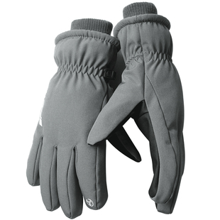 棉手套男冬季骑行防寒保暖冬天加厚加绒电动车防风户外男款摩托车