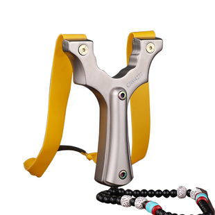 吃鸡弹弓440C估打扁皮筋不锈钢弹躬弹功弹工高精准度弹叉户外筋弓