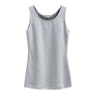 中长款保暖背心女秋冬卫衣叠穿加绒无袖修身包臀遮屁股内衣打底衫