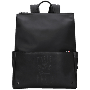 ELLE HOMME双肩包男背包大容量布包防泼水商务休闲电脑包学生书包