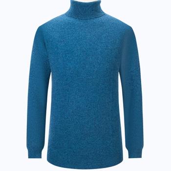 Dingtong wool sweater ຜູ້ຊາຍລະດູຫນາວ turtleneck ຂົນສັດບໍລິສຸດ sweater ຜູ້ຊາຍອາຍຸກາງປີທຸລະກິດບາດເຈັບແລະ pullover ວ່າງ sweater