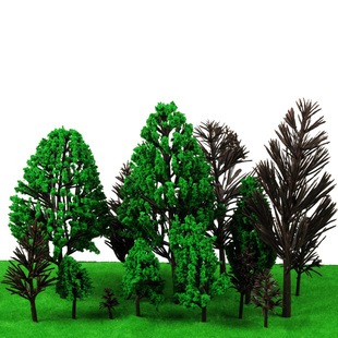 建筑模型材料DIY手工 模型树场景白杨树成品树树干干仿真杨树模型