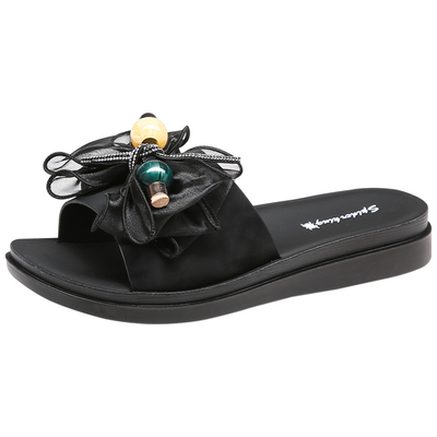 透气平底女鞋蜘蛛王时尚