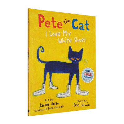 Pete the Cat I Love My White Shoes 皮特猫PetetheCat 英文原版有声绘本 吴敏兰书单
