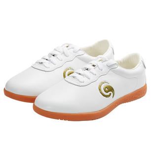 太极鞋男真皮软牛皮牛筋底太极拳鞋女春秋功夫鞋武术练功鞋武印象