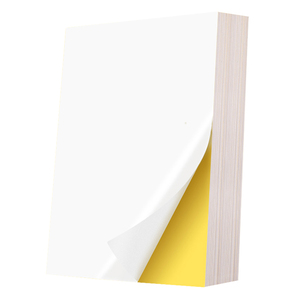 创易a4不干胶打印纸光面哑面标签纸空白背胶激光喷墨打印贴纸办公生活用品固定资产封条尺码数标签贴批发包邮