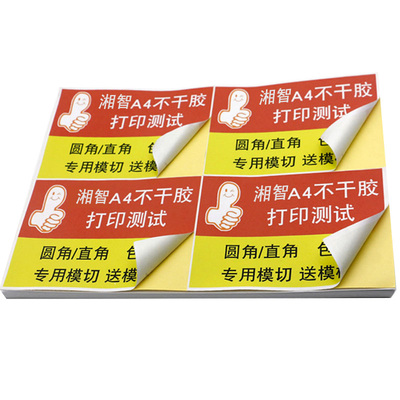 小方格激光喷墨针式定制不干胶