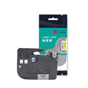 硕方LP5125B/BT覆膜标签带6mm 9mm 12mm标签纸贴纸电力通信不干胶线缆标签打印机色带硕方标签带