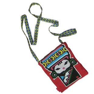 湖南土家织锦张家界湘西西兰卡普纯手工挎包手作儿童包民族风礼物