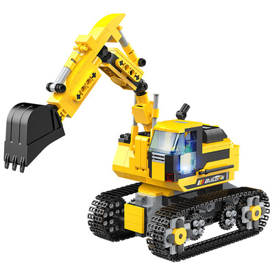 scratch少儿编程手机拼搭积木车