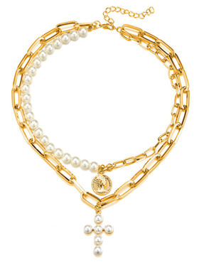 newcrosswoman十字架珍珠