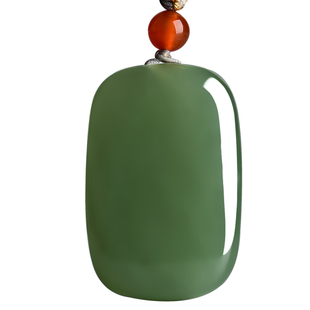 和田玉平安无事牌吊坠男羊脂白玉平安牌玉石挂件女青玉项链玉坠