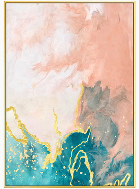 北欧风格沙发背景墙客厅装饰画