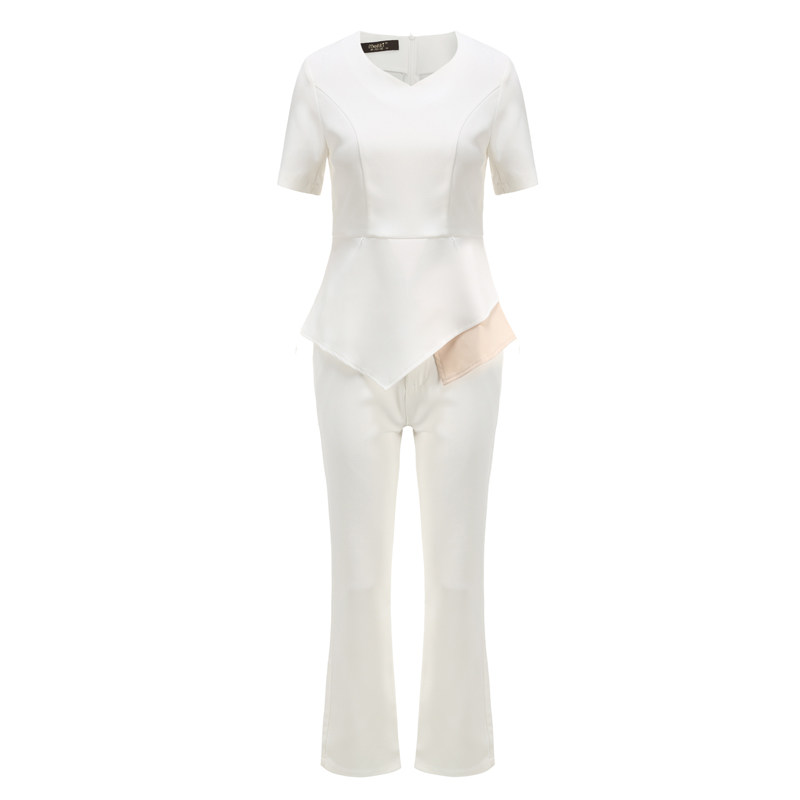 医美美容师工作服套装女夏季气质新款酒店前台专柜导购工作服短袖