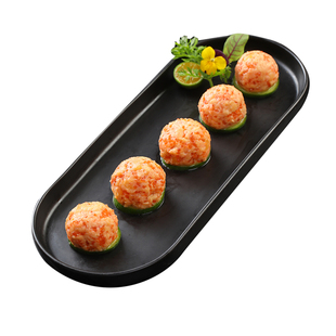 百洋飞鱼籽墨鱼滑生鲜火锅料食材配菜批发虾滑冷冻速冻食品半成品