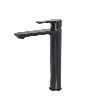 科勒黑色冷热水全铜脸盆龙头