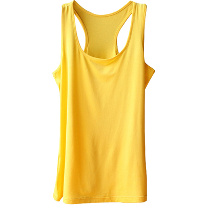 胖mm吊带背心女莫代尔工字