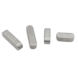 304不锈钢A型平键料3*3-10*8 方销子键条两头圆角平建肖GB1096