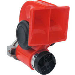 Electric motorcycle high-pitched air horn 12V electric modified car horn snail super loud high and low dual tone whistle