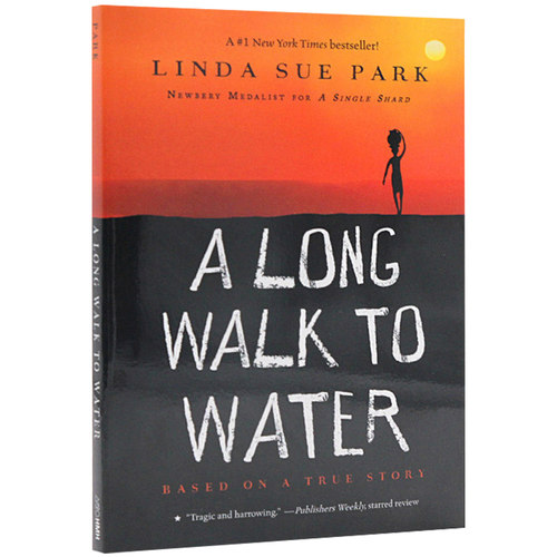 现货 英文原版 漫漫求水路 A Long Walk to Water:Based on a True Story 青少年历史虚构小说 720L 战争主题