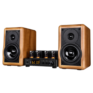 KINGHOPE君豪 A-2发烧电子管胆机组合音响功放hifi书架音箱套装